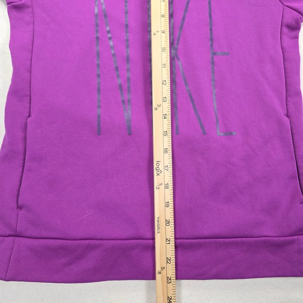 Nike Kids Dri-FIT Purple Graphic Pullover Hoodie Sweatshirt XL H636